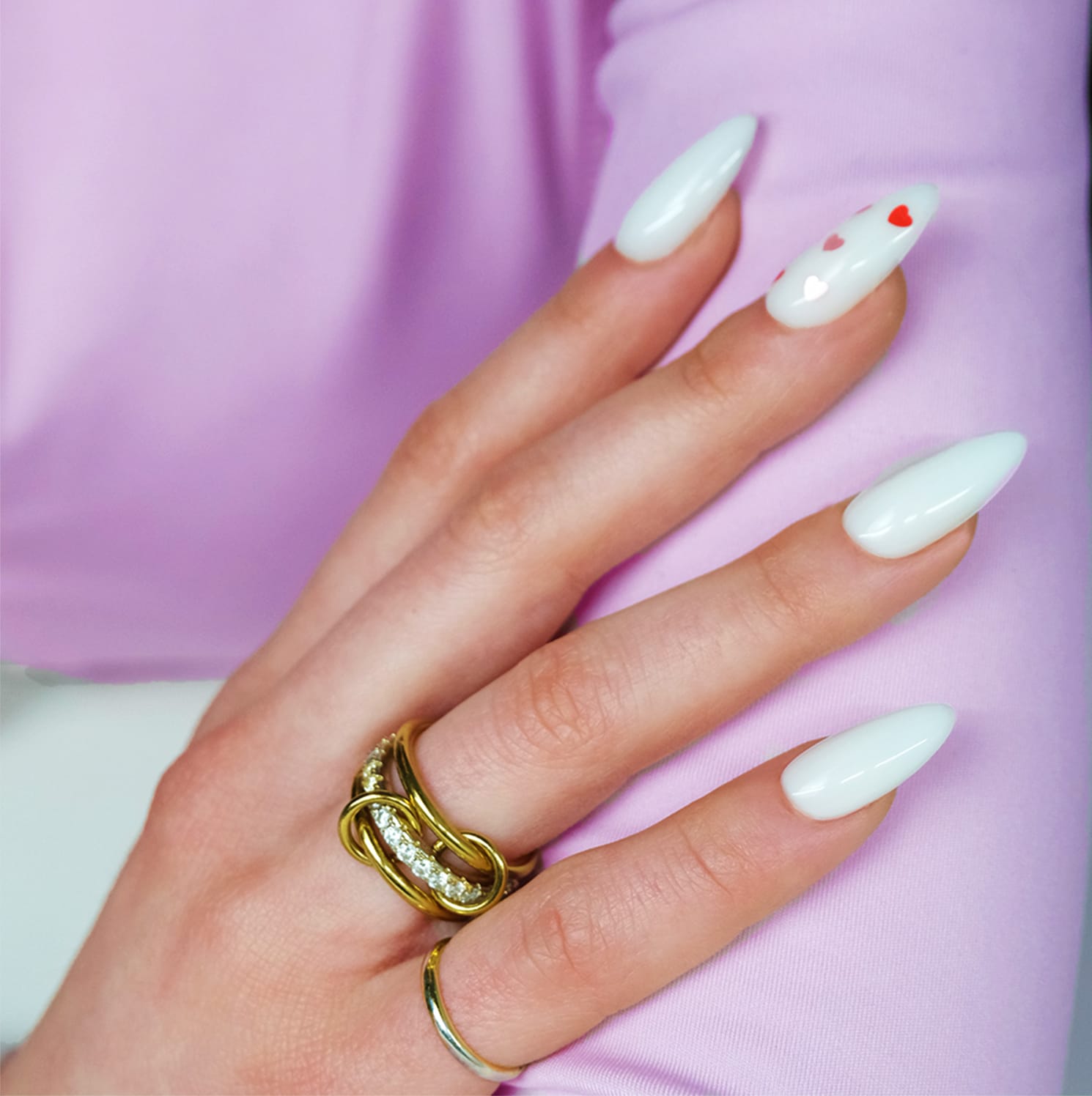 Mandorla lunghe cuore