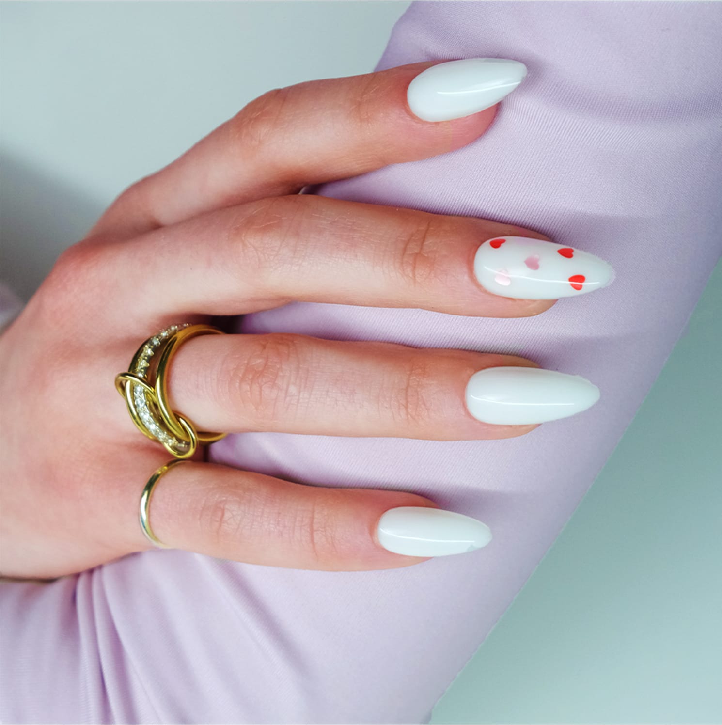 Mandorla lunghe cuore