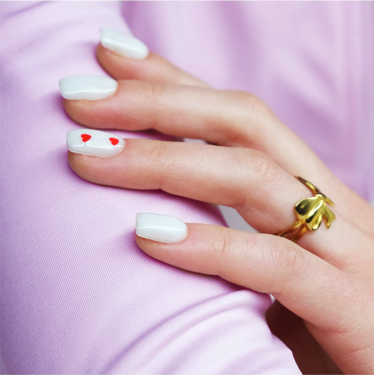 Mandorla quadrate cuori