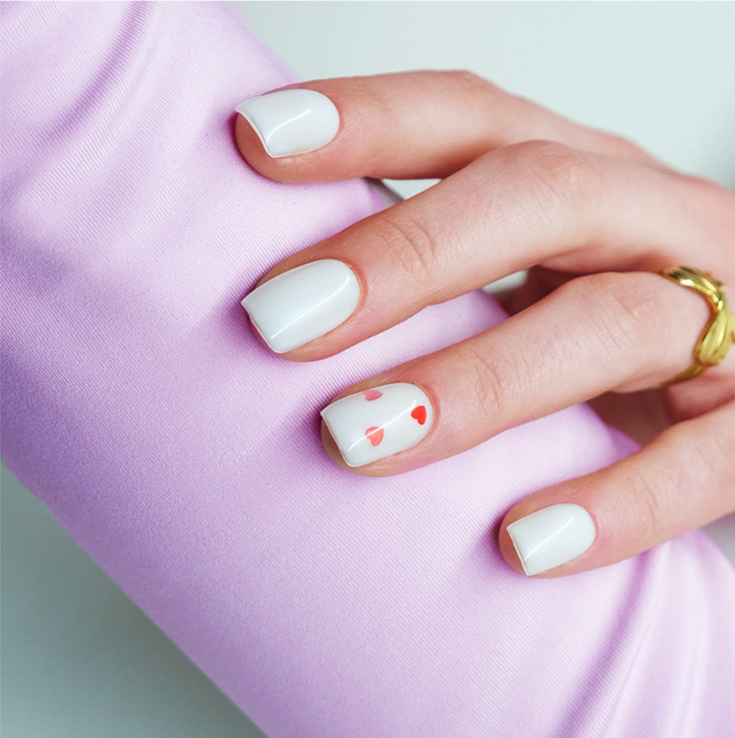 Mandorla quadrate cuori